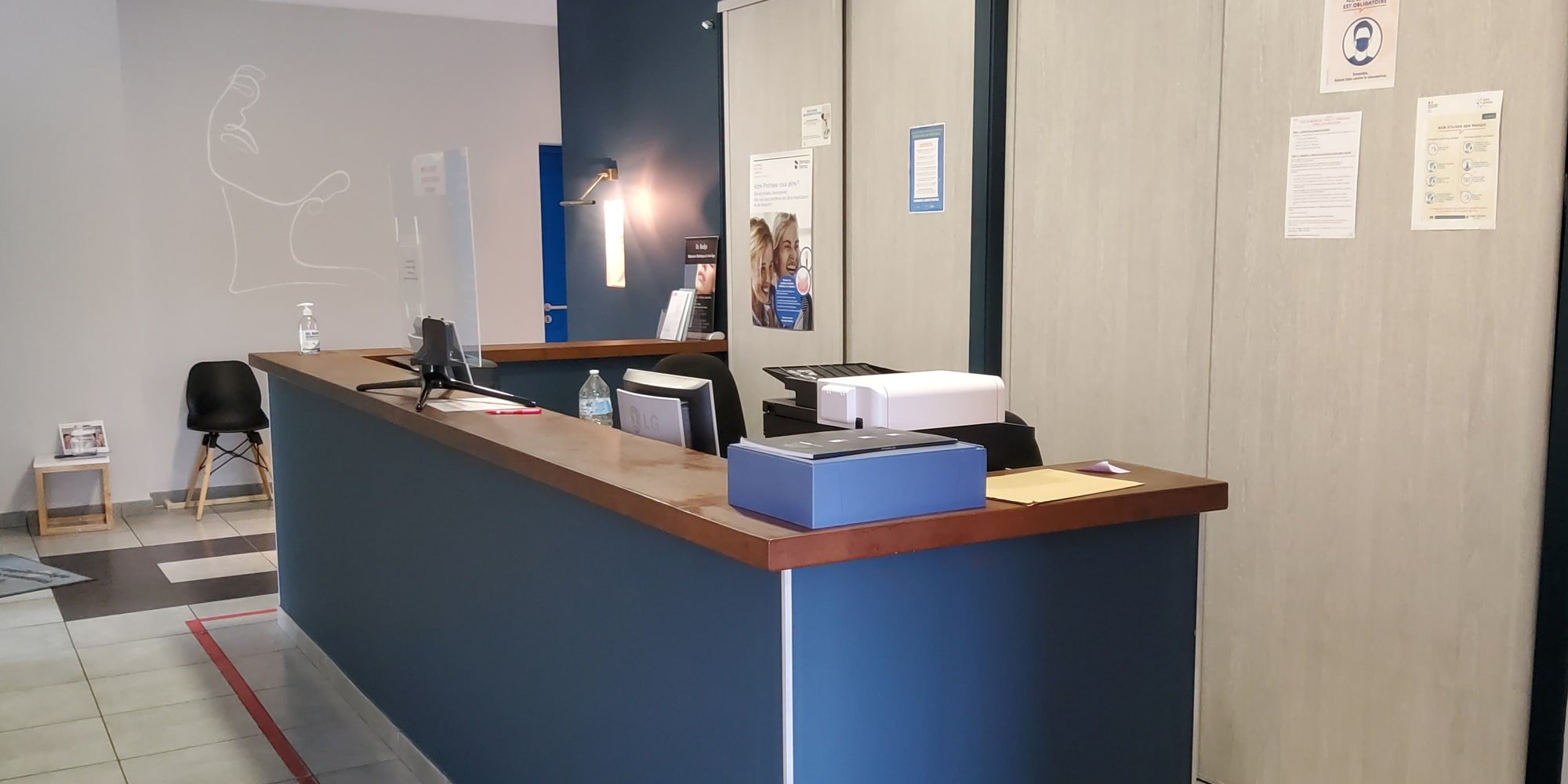 Accueil du cabinet de consultation du Dr Badja Smail à Carcassonne